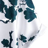 Men's White Floral Summer Shirt