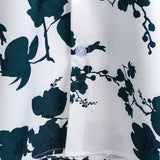Men's White Floral Summer Shirt