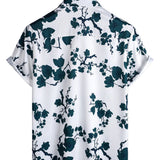 Men's White Floral Summer Shirt