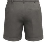 Men's Pleated Shorts – Dark Gray