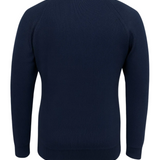 Men's Stand Collar Quarter-Zip Sweater – Cobalt