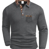 Men's Patterned Polo Shirt