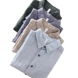 Men's Short-Sleeve Linen-Blend Shirt