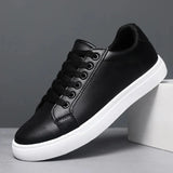 Elegant Men's Leather Sneakers