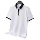 Men's Frank Dressy Striped Polo Shirt