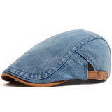 Jeff | Premium Denim Flat Cap – Classic Style and Everyday Comfort