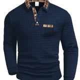 Men's Patterned Polo Shirt
