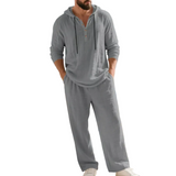 Zalecta Men's Linen-Blend Set