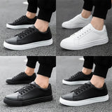 Elegant Men's Leather Sneakers