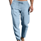 Corfu Men's Linen-Blend Pants