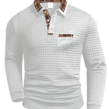 Men's Patterned Polo Shirt