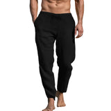 Corfu Men's Linen-Blend Pants