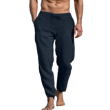 Corfu Men's Linen-Blend Pants