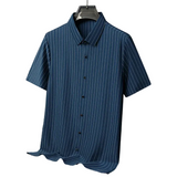 Men's Colorful Striped Polo Shirt