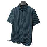 Men's Colorful Striped Polo Shirt