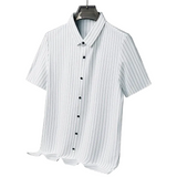 Men's Colorful Striped Polo Shirt