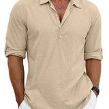 Premium Men's Linen Blend Shirt