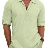 Premium Men's Linen Blend Shirt