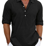 Premium Men's Linen Blend Shirt