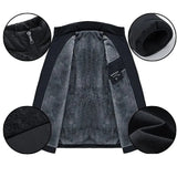 Men's Insulated Fleece-Lined Winter Jacket