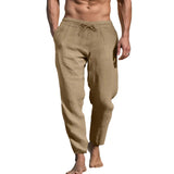 Corfu Men's Linen-Blend Pants
